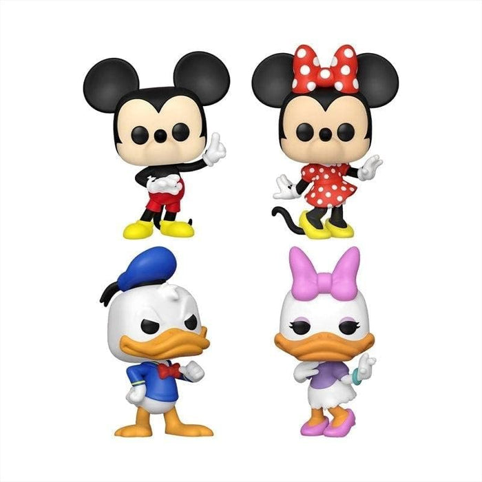 Funko - Disney 100: Mickey & Friends 4PK (Mickey, Minnie, Donald, Daisy) POP! Vinyl