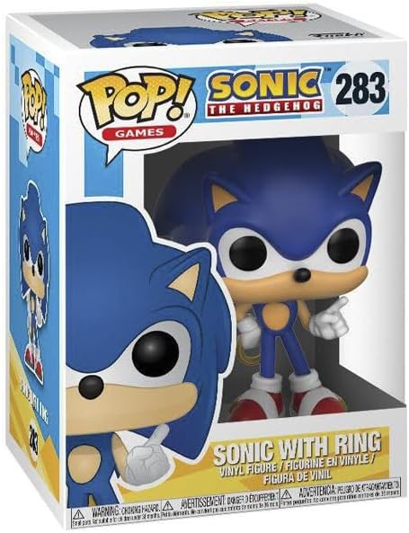 Funko - Games: Sonic The Hedgehog (Sonic w/ Ring)