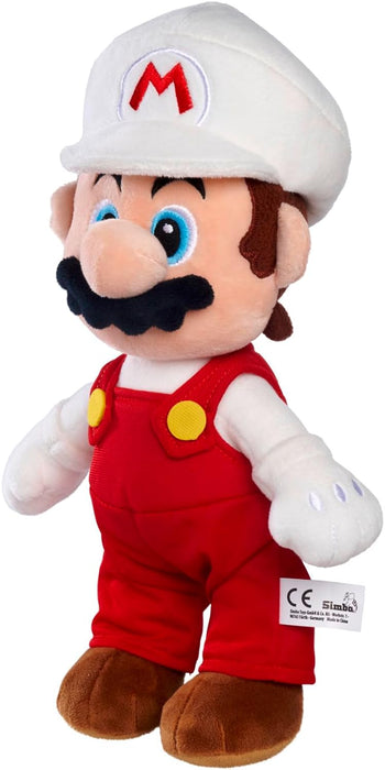 Super Mario - 30cm Fire Mario Plush