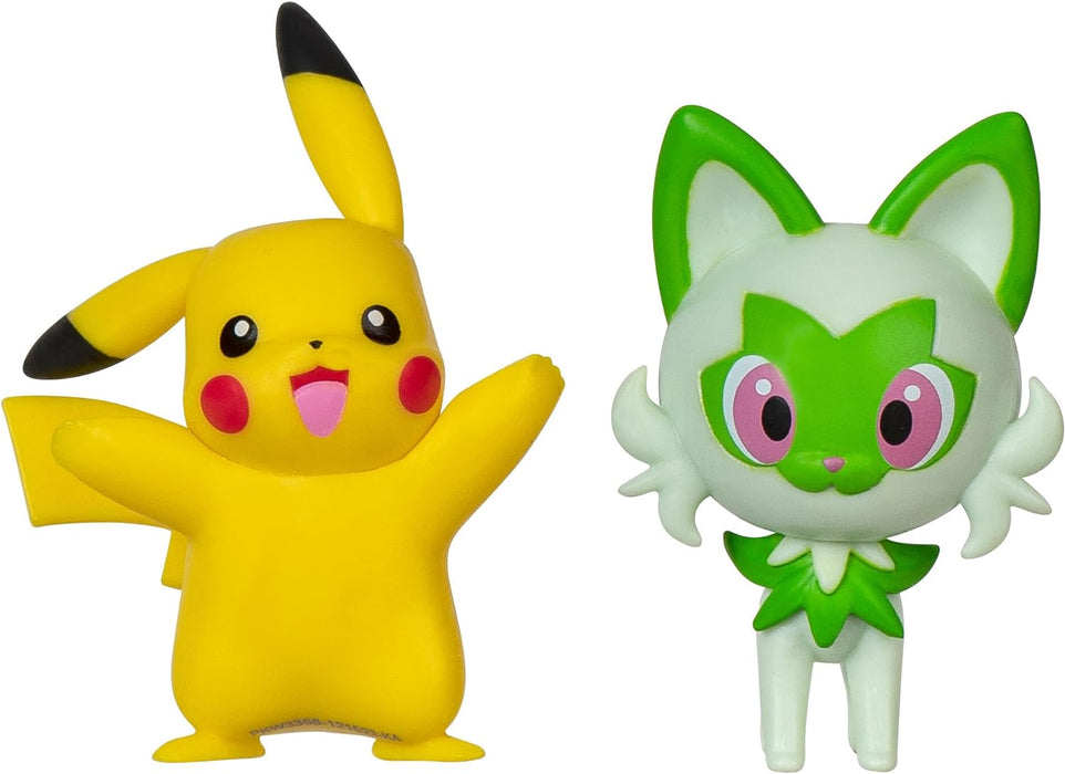 Pokemon - Sprigatito & Pikachu Battle Figure First Partner (2 Pack)