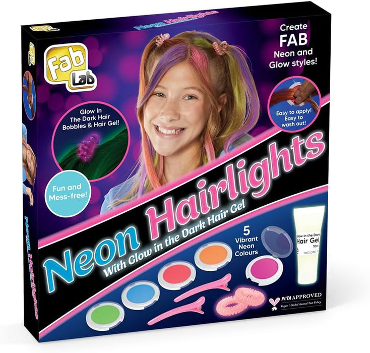 Fab Lab - Glow In The Dark Neon Hairlights