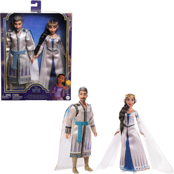 Disney Wish - King Magnifico & Queen Amaya Doll Set