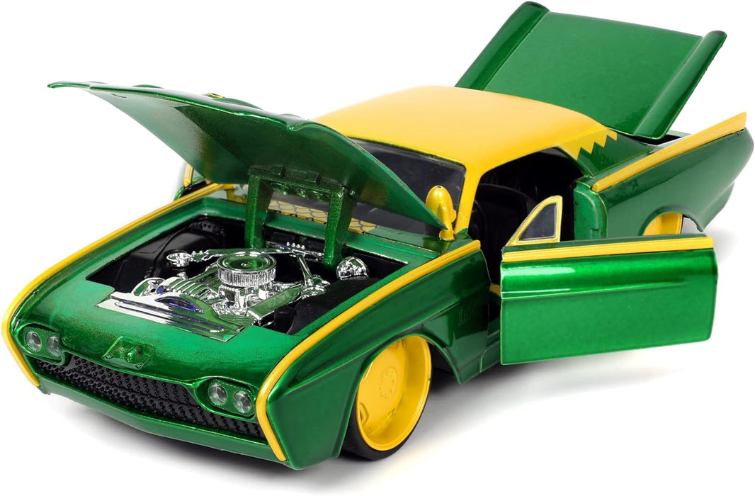 Jada - Marvel Loki 1963 Ford Thunderbird 1:24 Die-Cast Model Vehicle With Loki Figure