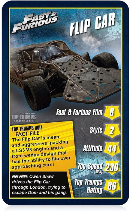 Top Trumps Specials - Fast & Furious Card Game