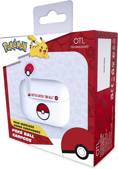 OTL TWS Pokemon Earpods (Pokeball White) Earpods