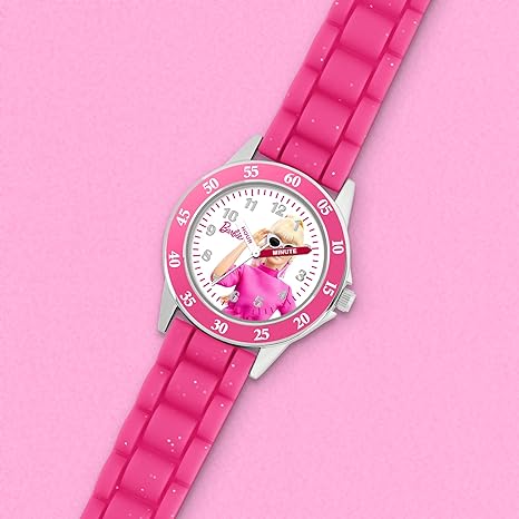 Peers Hardy - Barbie Pink Time Teacher Watch