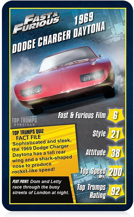 Top Trumps Specials - Fast & Furious Card Game