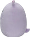 Squishmallows - 7.5" Purple Hippo With Corduroy Belly Plush