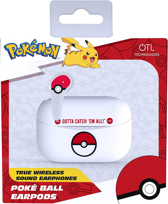 OTL TWS Pokemon Earpods (Pokeball White) Earpods