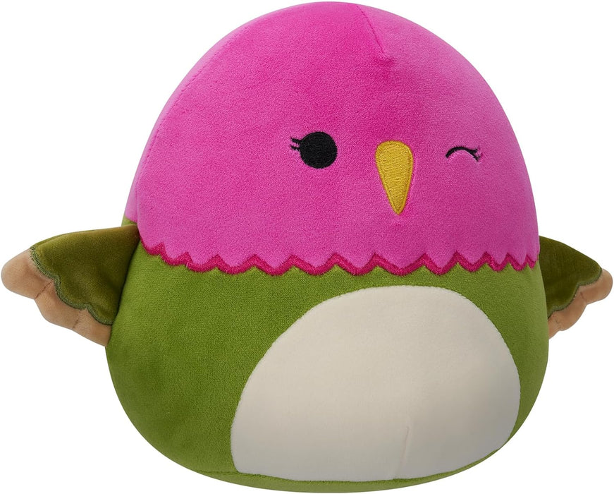 Squishmallows – 7.5'' Pink and Green Hummingbird With Wink Plush