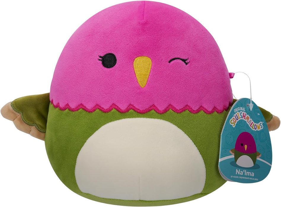 Squishmallows – 7.5'' Pink and Green Hummingbird With Wink Plush