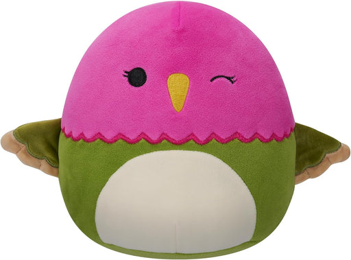 Squishmallows – 7.5'' Pink and Green Hummingbird With Wink Plush