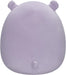 Squishmallows - 7.5" Purple Hippo With Corduroy Belly Plush