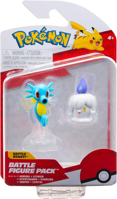 Pokemon -  Horsea & Litwick Battle Figure