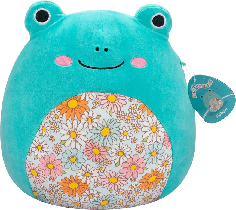 Squishmallows – 7.5"Aqua Frog With Floral Belly Plush