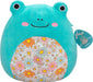 Squishmallows – 7.5"Aqua Frog With Floral Belly Plush