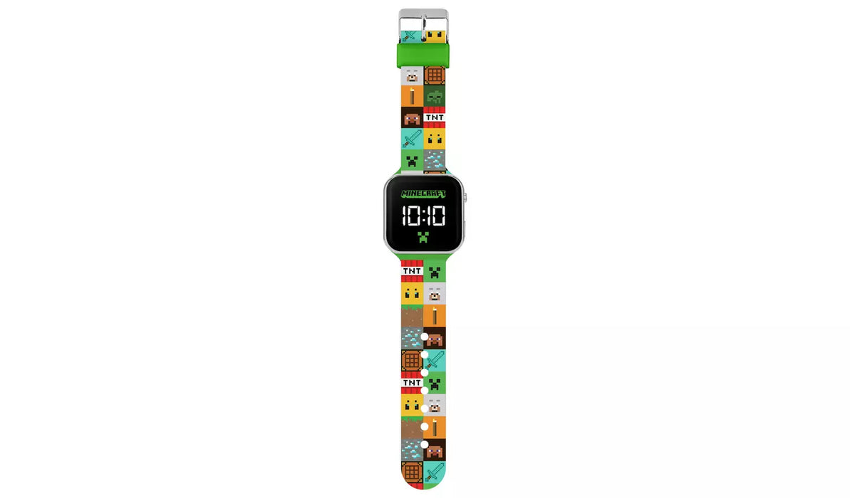 Peers Hardy - Minecraft Printed Multicoloured LED Watch