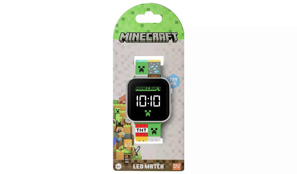 Peers Hardy - Minecraft Printed Multicoloured LED Watch