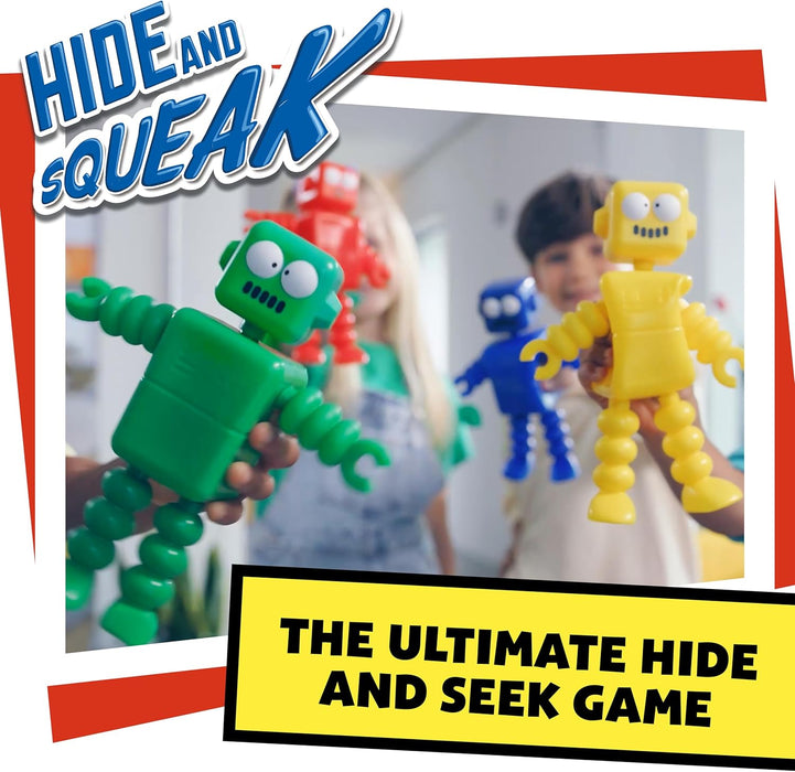 Hide and Squeak Robots