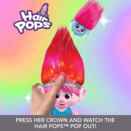 Trolls - Hair Pops Surprise Poppy Feature Plush