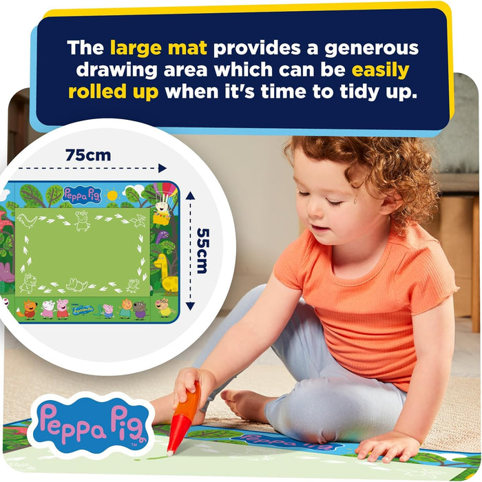 Aquadoodle Peppa Pig - Peppa & Dinosaurs Mat