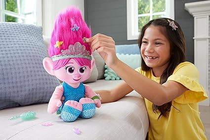 Trolls - Hair Pops Surprise Poppy Feature Plush