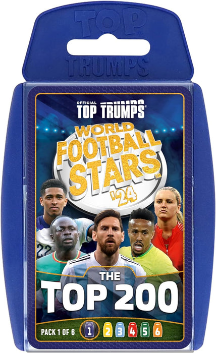 Top Trumps : World Football Stars 2024 The Top 200 Card Game (Pack 1)