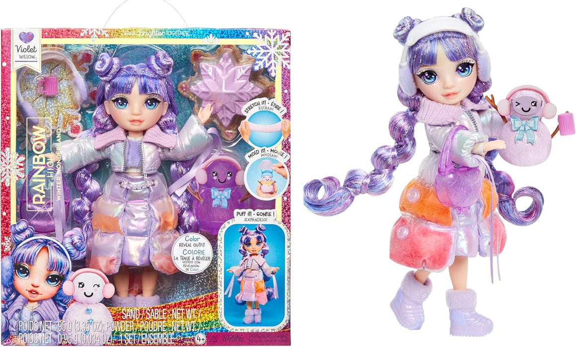 Rainbow High - Violet Willow Winter Wonderland Fashion Doll