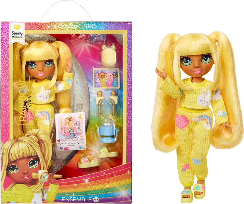 Rainbow High - Junior High PJ Party Sunny Madison Doll