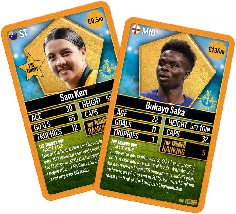 Top Trumps World Football Stars Top 200  - Pack 6