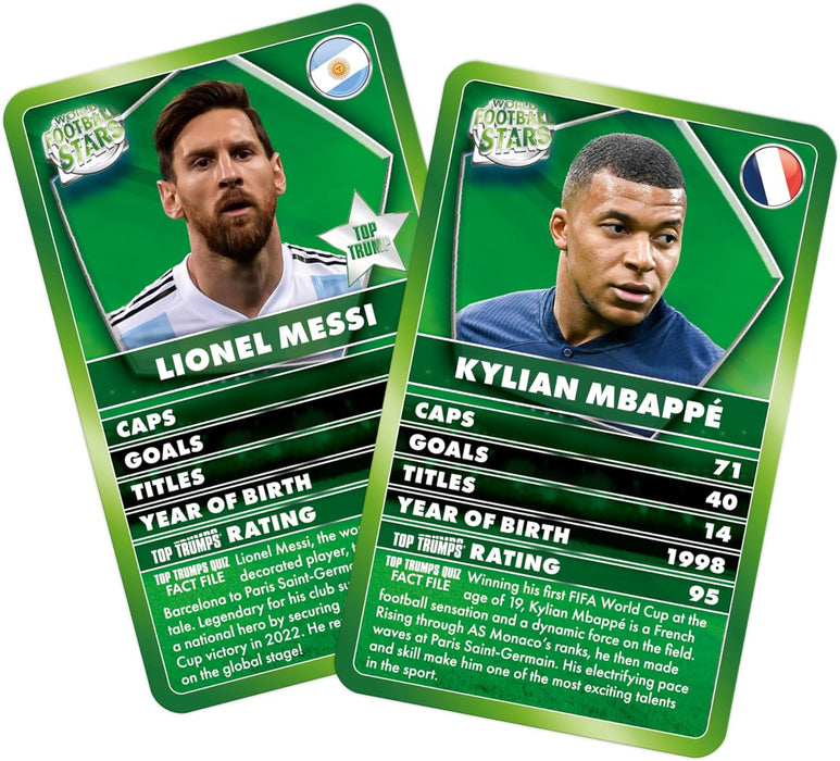 Top Trumps Specials: World Football Stars 2024 Green