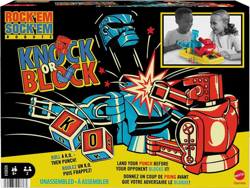 Rock Em Sock Em Robots Knock or Block Edition Boxing Game