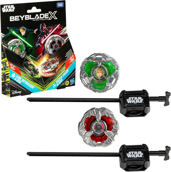 Beyblade X - Luke Skywalker 4 -80B (Stamina) Vs. Darth Vader 4-60B (Balance)