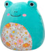 Squishmallows – 7.5"Aqua Frog With Floral Belly Plush