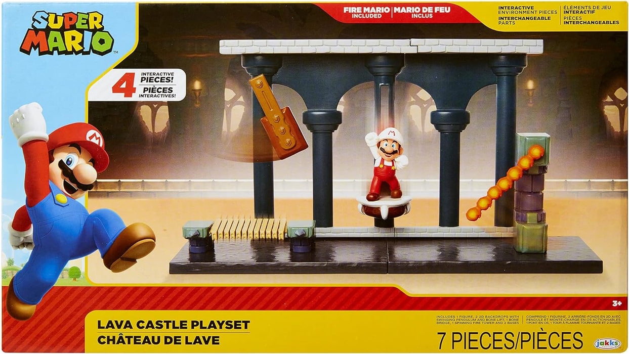 Nintendo Super Mario Lava Castle Playset