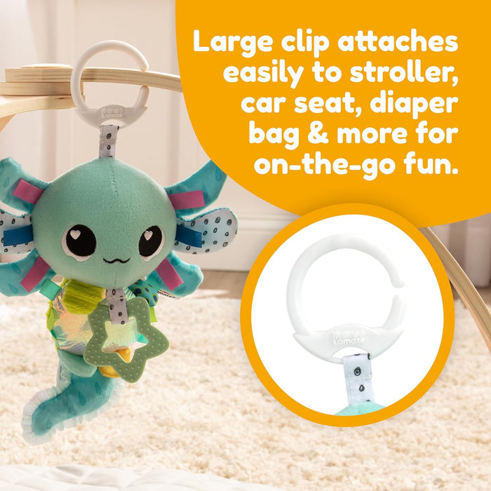 Lamaze - Alise Axolotl Clip & Go Sensory Toy