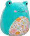 Squishmallows – 7.5"Aqua Frog With Floral Belly Plush