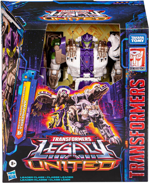 Transformers Generations Legacy United Leader Class - Beast Wars Universe Tigerhawk Action Figure