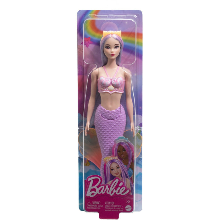 Barbie - Core Mermaid Doll (Purple Tail & Purple Hair)