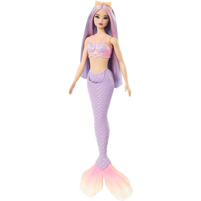 Barbie - Core Mermaid Doll (Purple Tail & Purple Hair)