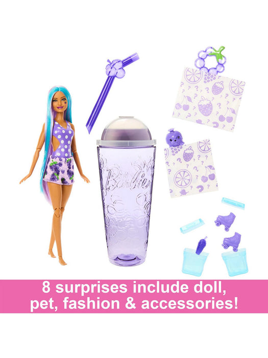 Barbie Pop Reveal Fruit Series - Grape Doll