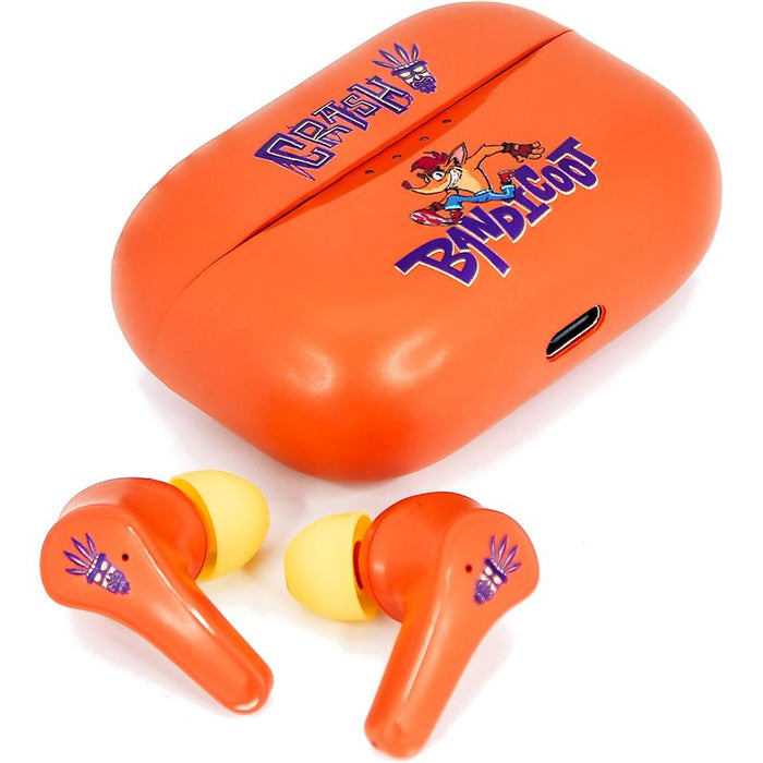 OTL TWS Crash Bandicoot Earpods (Orange) Earpods