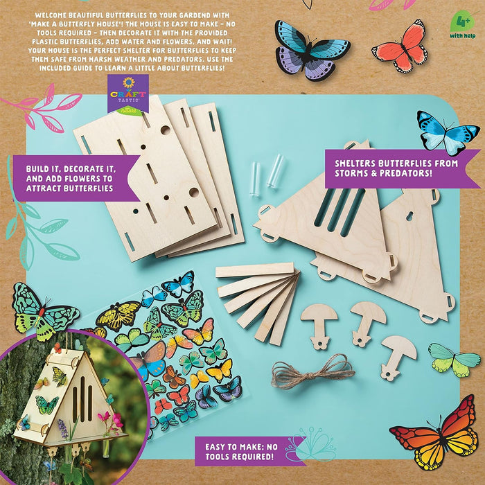 Craft Tastic - Make A Butterfly House