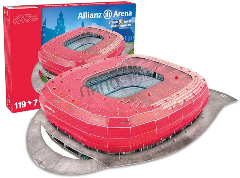 3D Stadium Puzzles - Red Allianz Puzzle (119 Pieces)