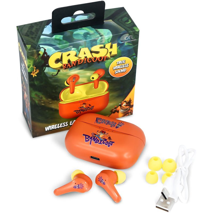 OTL TWS Crash Bandicoot Earpods (Orange) Earpods