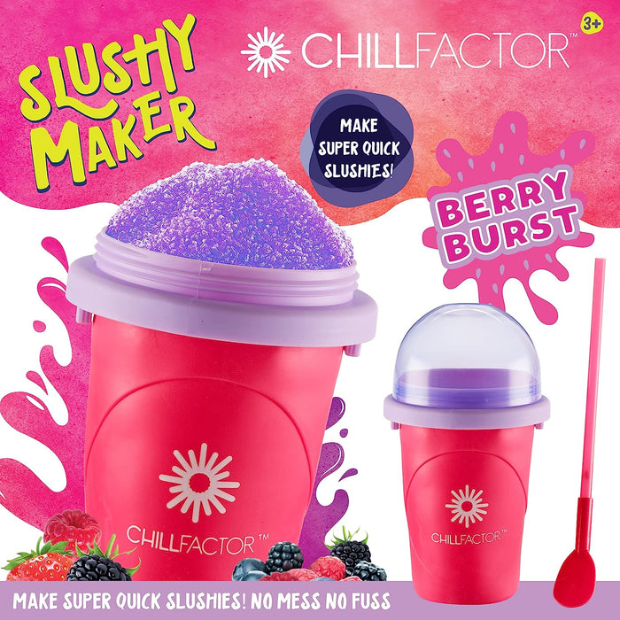 Chillfactor - Squeeze Cup Slushy Maker (Berry Burst)