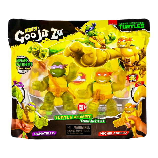 Heroes of Goo Jit Zu - Teenage Mutant Ninja Turtles - Dontello & Michelangelo (2 Pack)