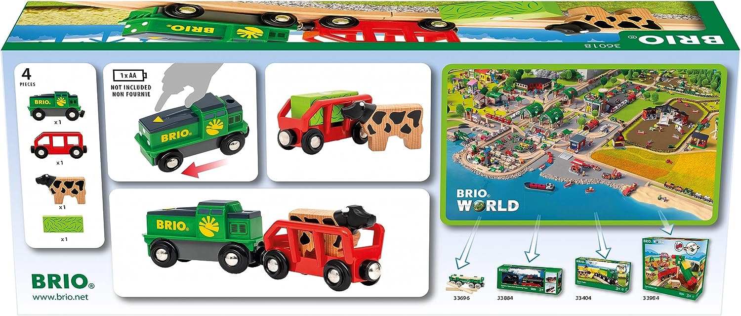 BRIO - Farm Battery Train (36018)