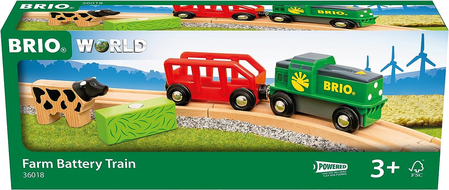 BRIO - Farm Battery Train (36018)