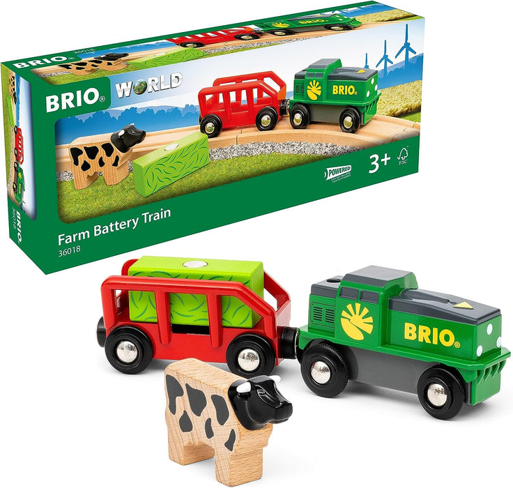 BRIO - Farm Battery Train (36018)